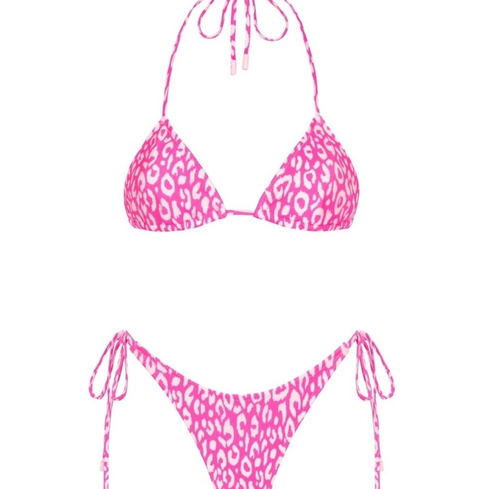Triangl Swimwear Pink Animal Print Bikini